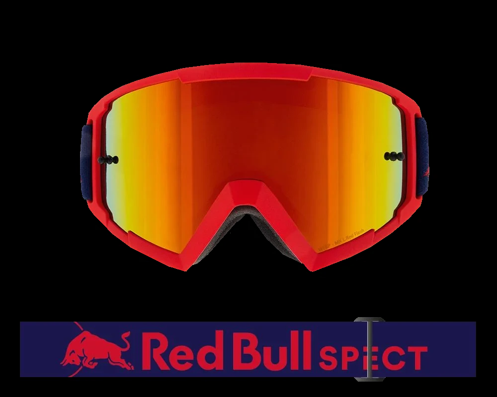 Red Bull Spect Whip Goggle Mirror Lens Red