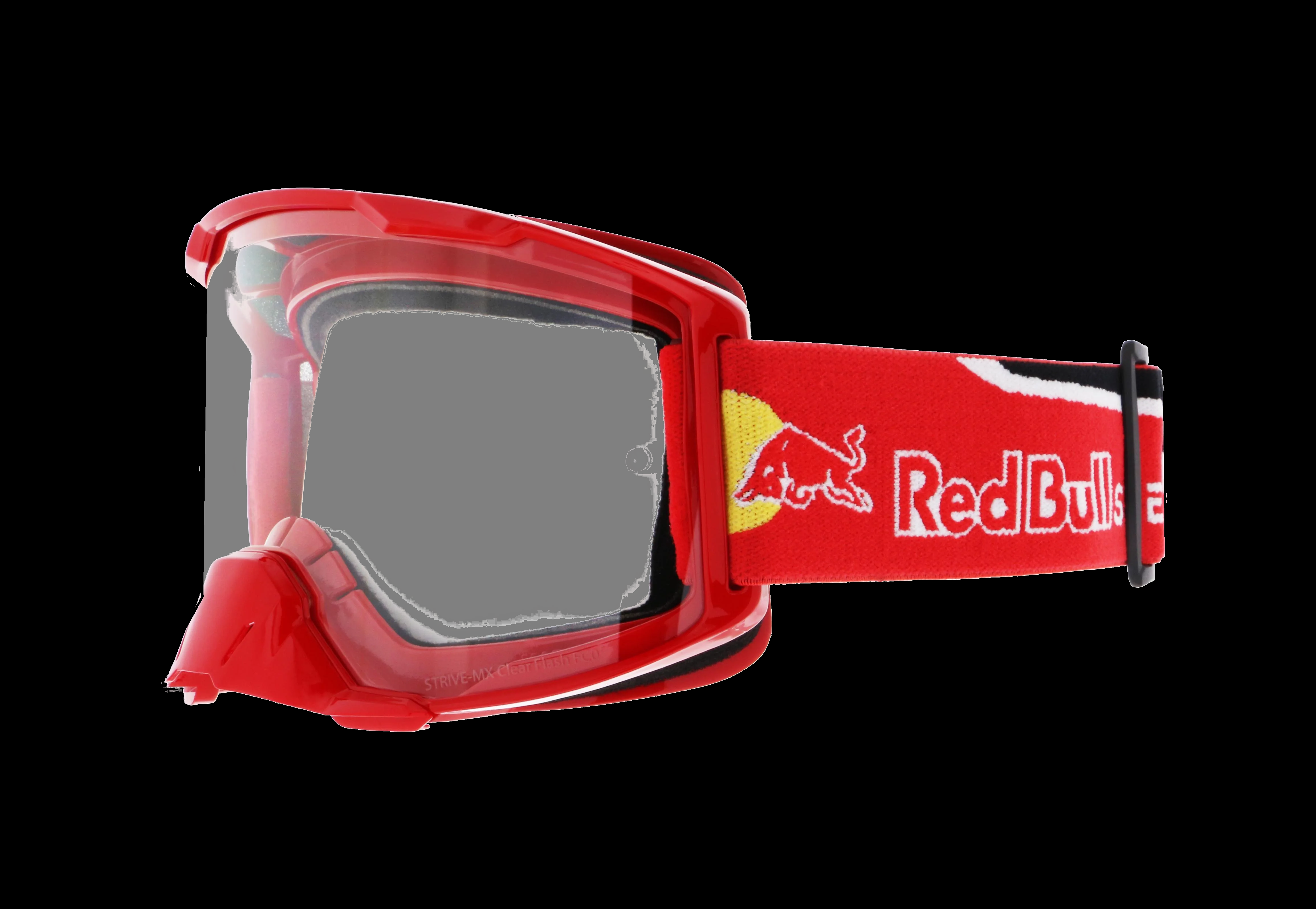 Red Bull Spect Strive Goggle Clear Lens Red