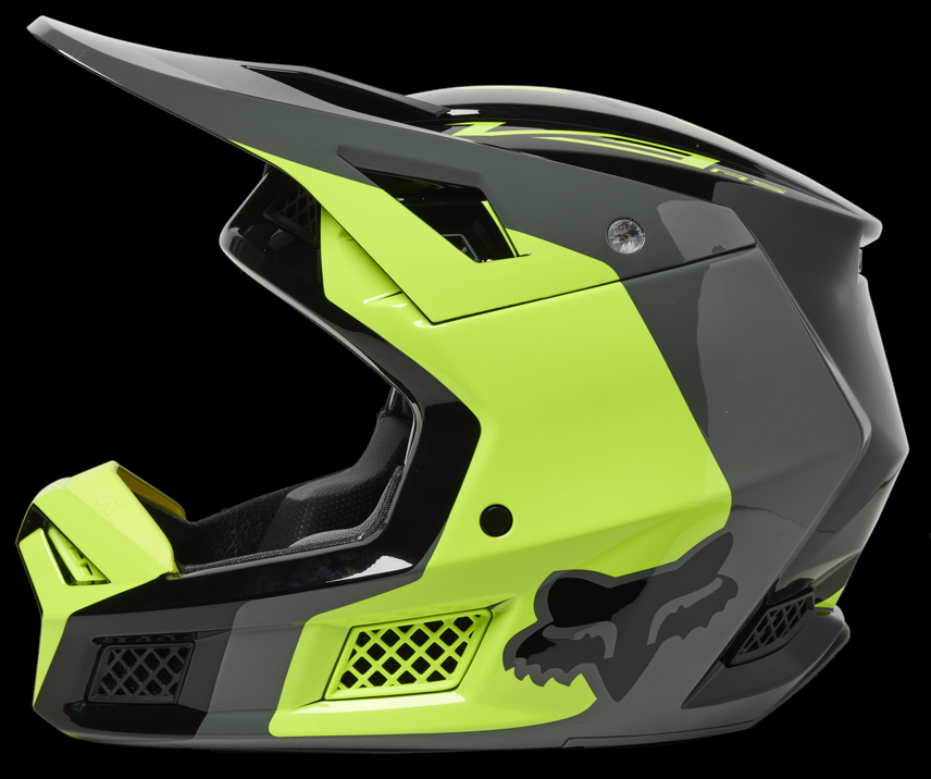 Fox Racing V3 RS Efekt Helmet Adult Yellow