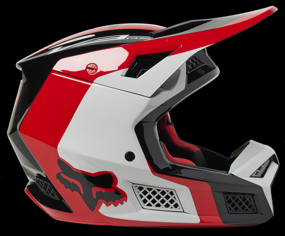 Fox Racing V3 RS Efekt Helmet Adult Red