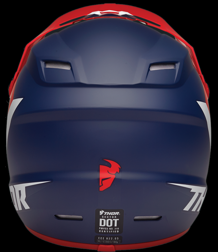 Thor Sector Chev Helmet Youth Red / Blue