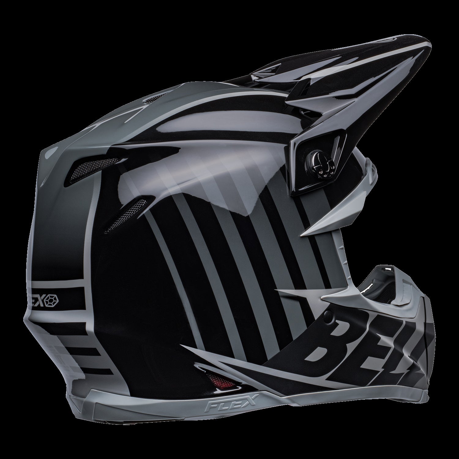 Bell Moto 9S Flex Helmet Adult Sprint Grey / Black