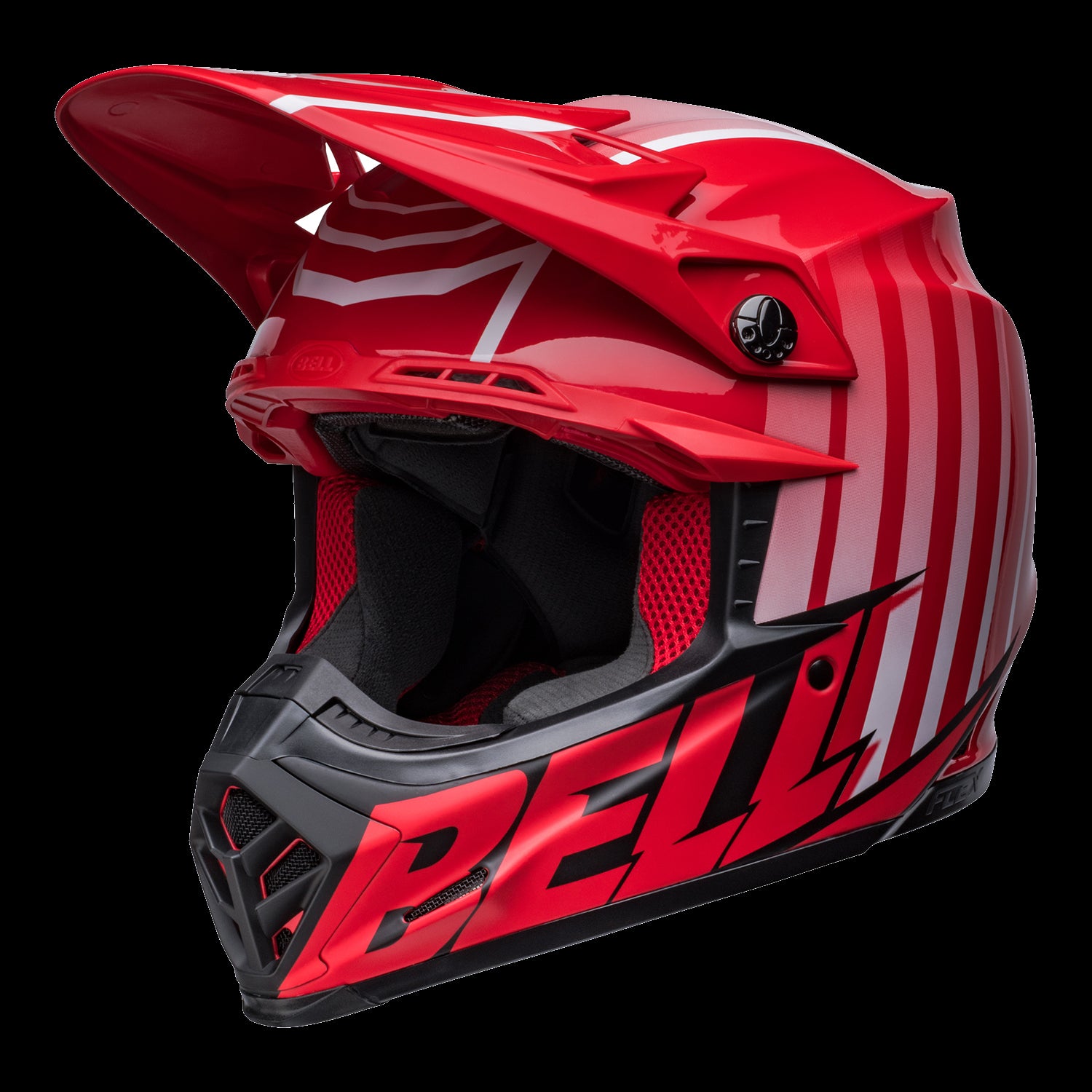 Bell Moto 9S Flex Helmet Adult Sprint Red / Black