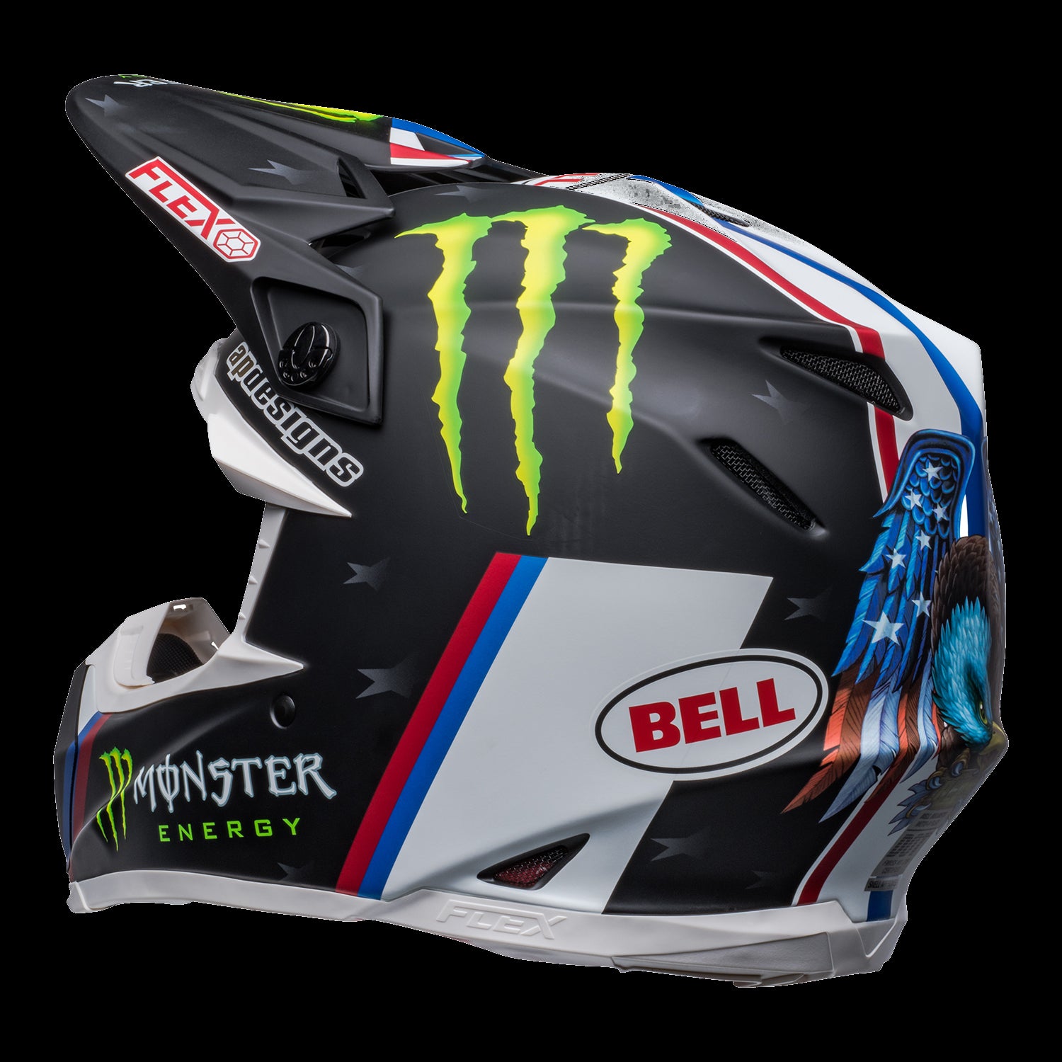 Bell Moto 9S Flex Helmet Adult Tomac Monster