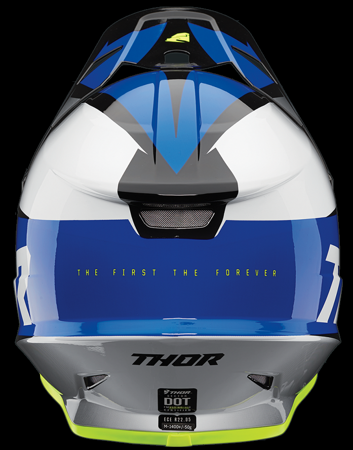 Thor Sector Fader Helmet Adult Blue / Yellow