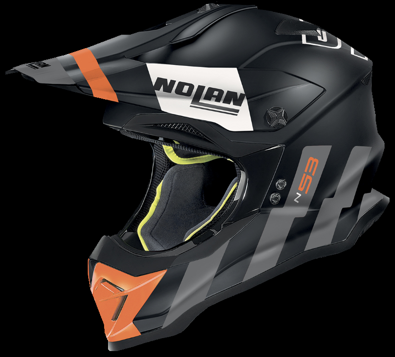 Nolan N53 Sparkler Black / Orange Adult Helmet