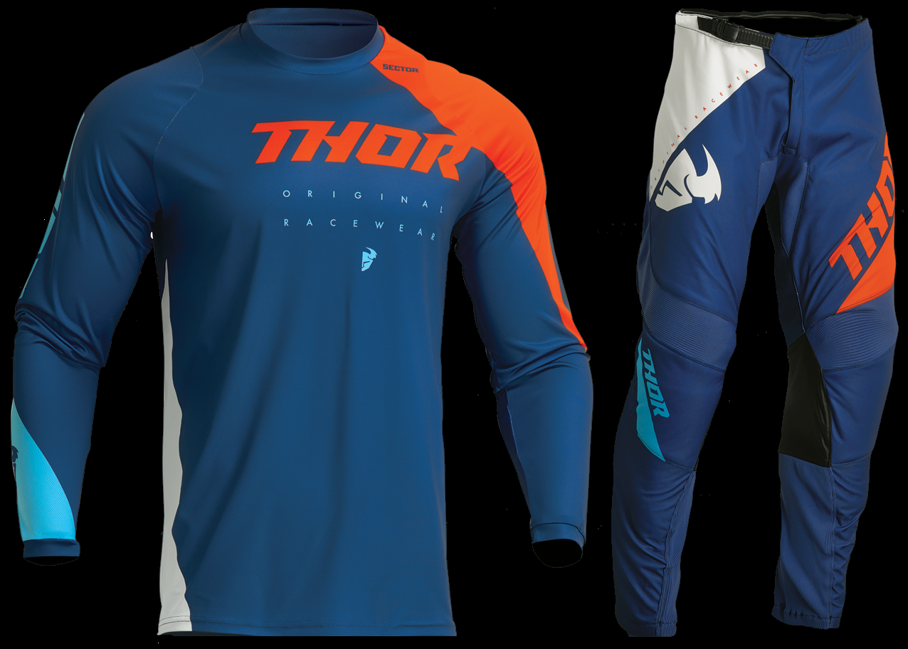 Thor Sector Edge Kit Youth Blue / Orange