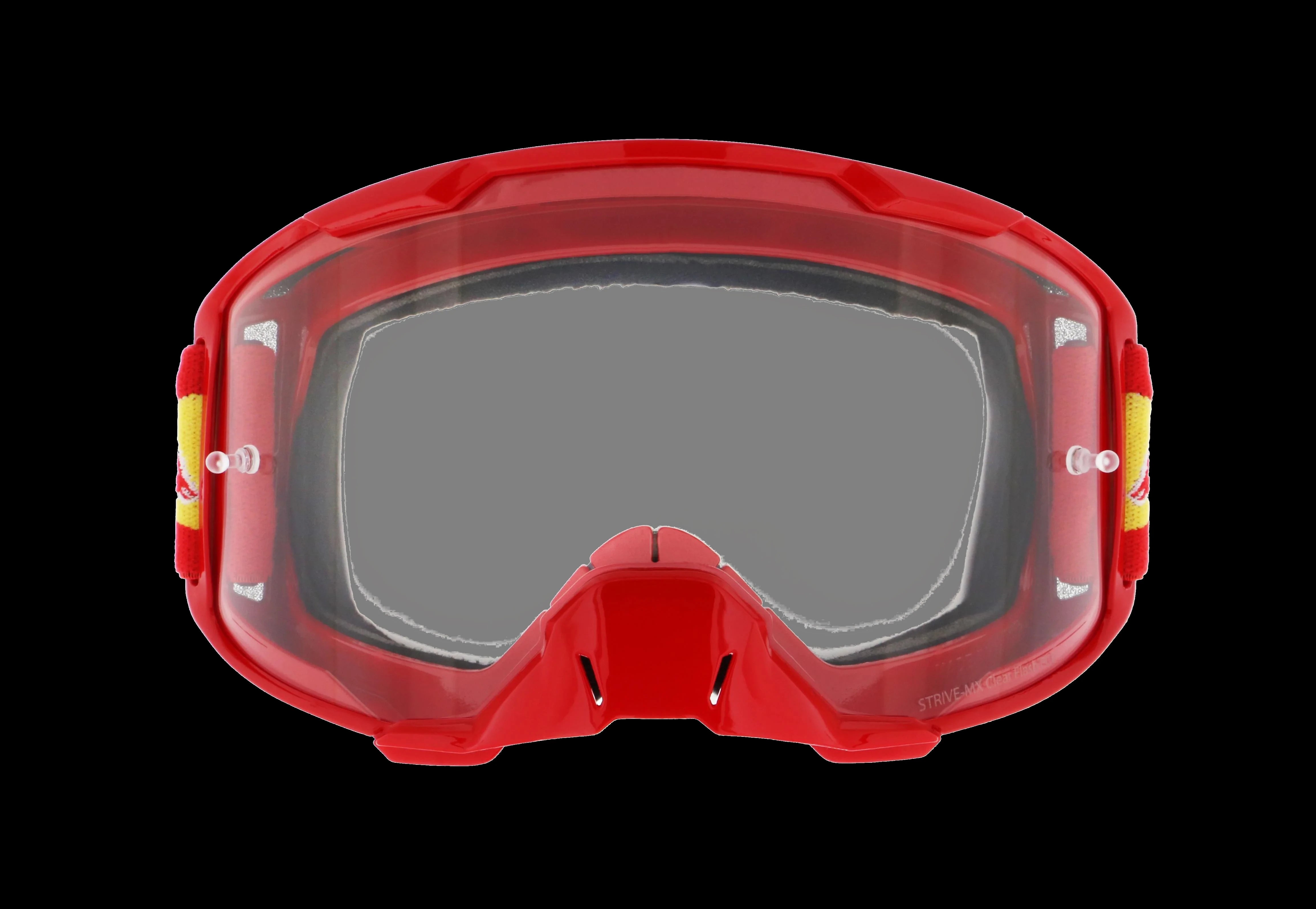 Red Bull Spect Strive Goggle Clear Lens Red