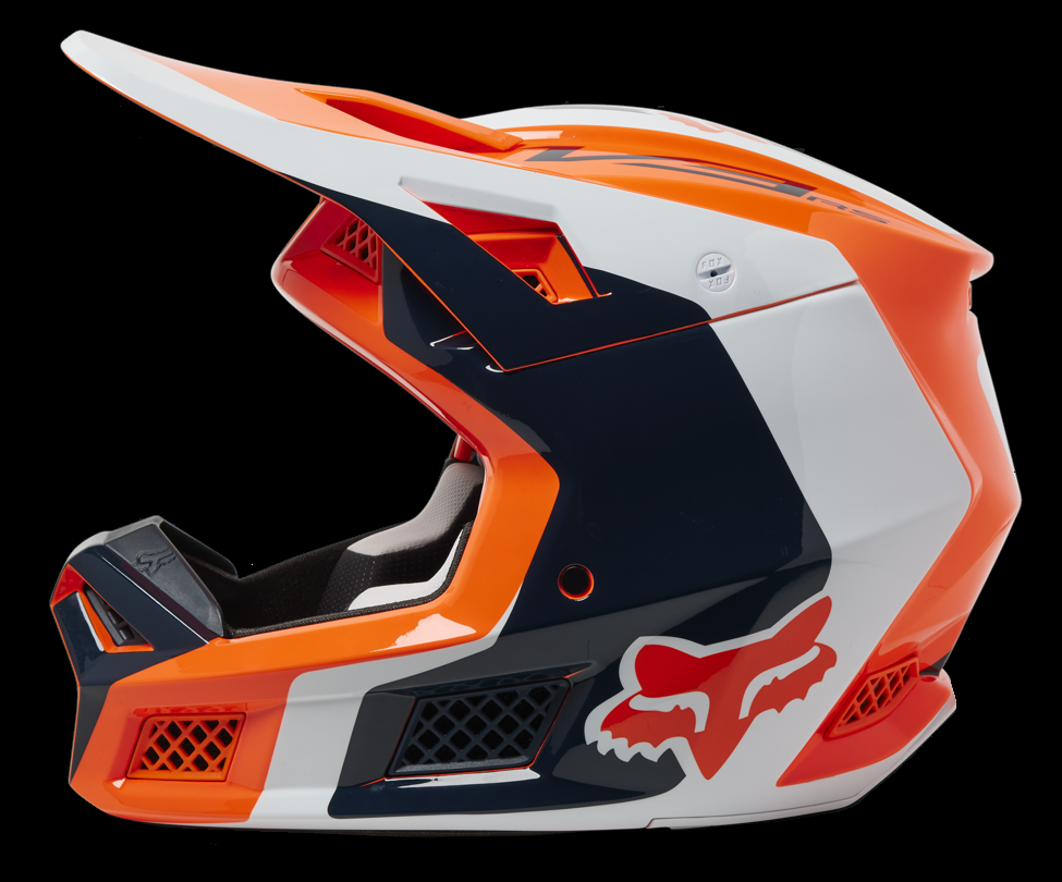 Fox Racing V3 RS Efekt Helmet Adult Orange
